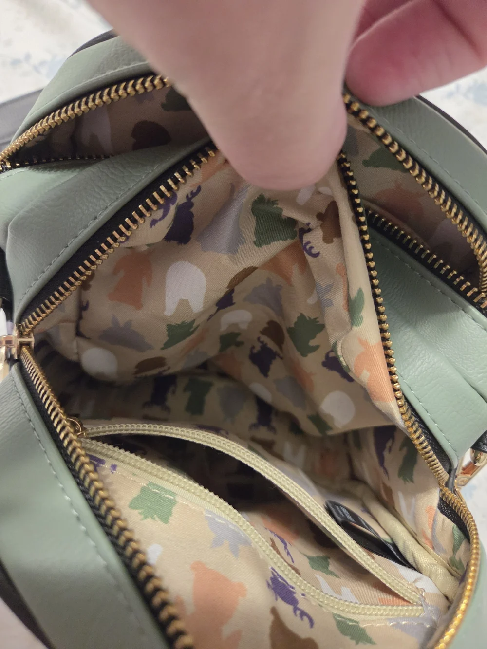 RARE!!!  Chibi Cryptids Allover Print Crossbody Bag - BoxLunch Exclusive